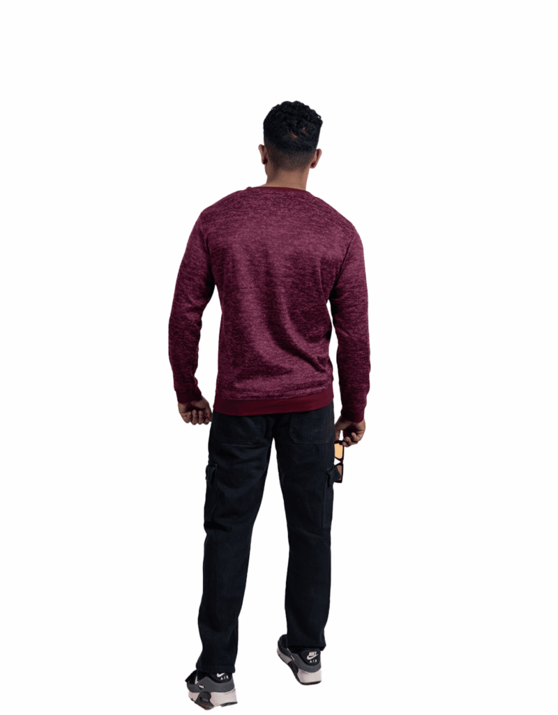 Full Sleeve Maroon Melange - Image 5