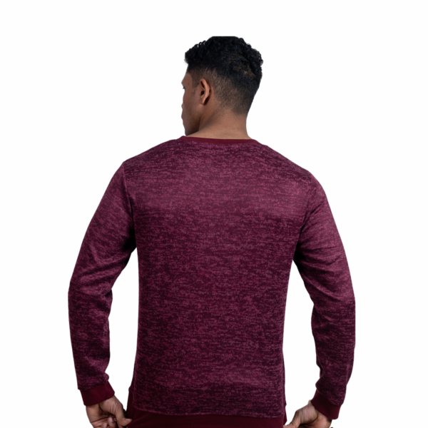 Full Sleeve Maroon Melange