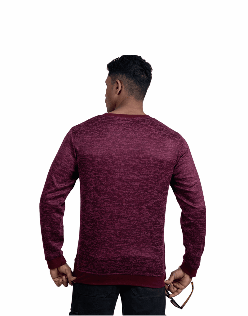Full Sleeve Maroon Melange - Image 2
