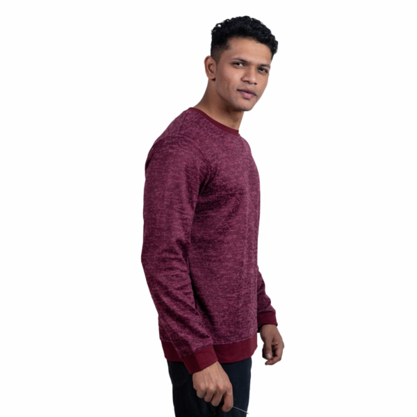 Full Sleeve Maroon Melange