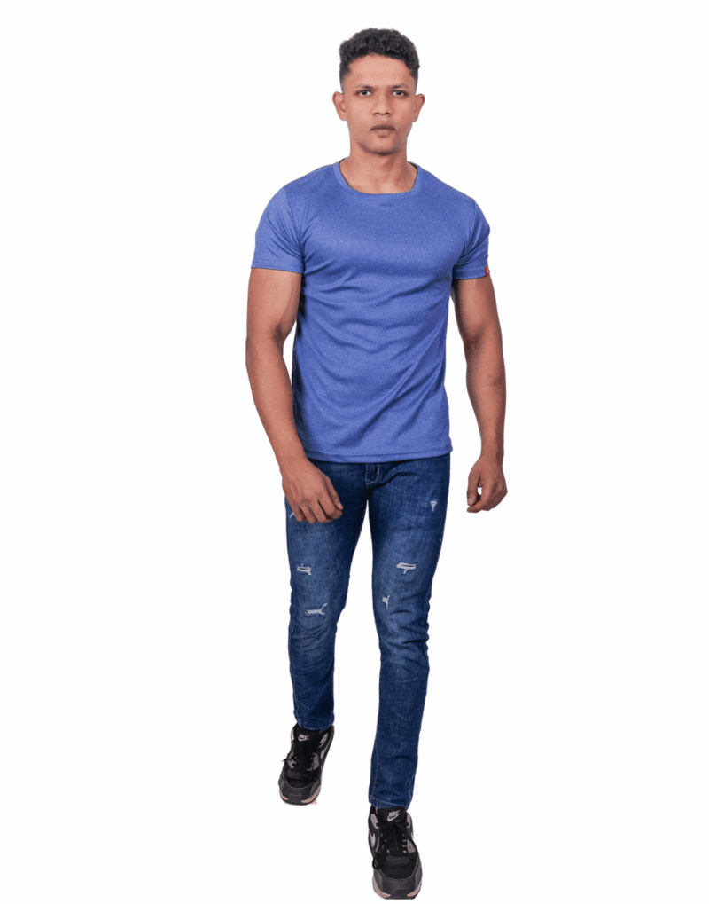 Activewear Melange Navy - Image 5