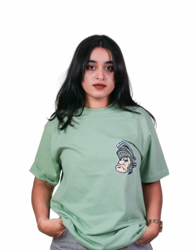 Oversized Light Green Popeye T-shirt