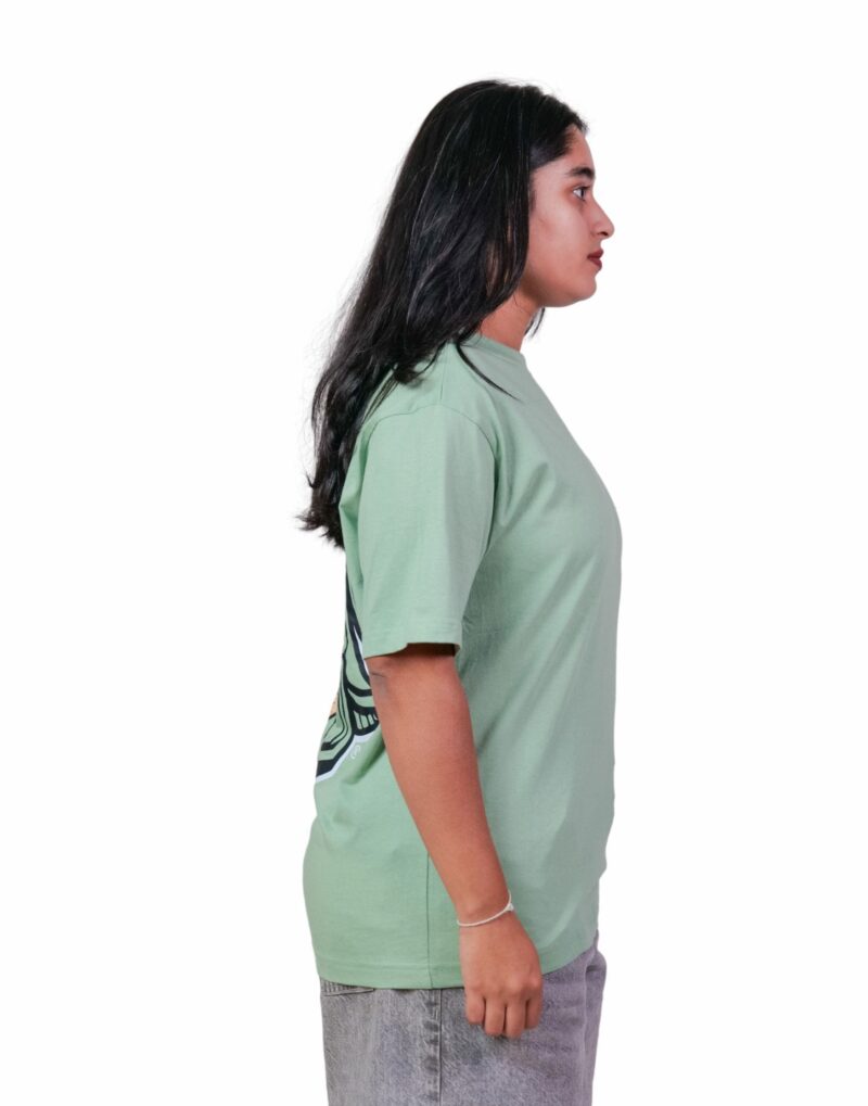 Oversized Light Green Popeye T-shirt - Image 4