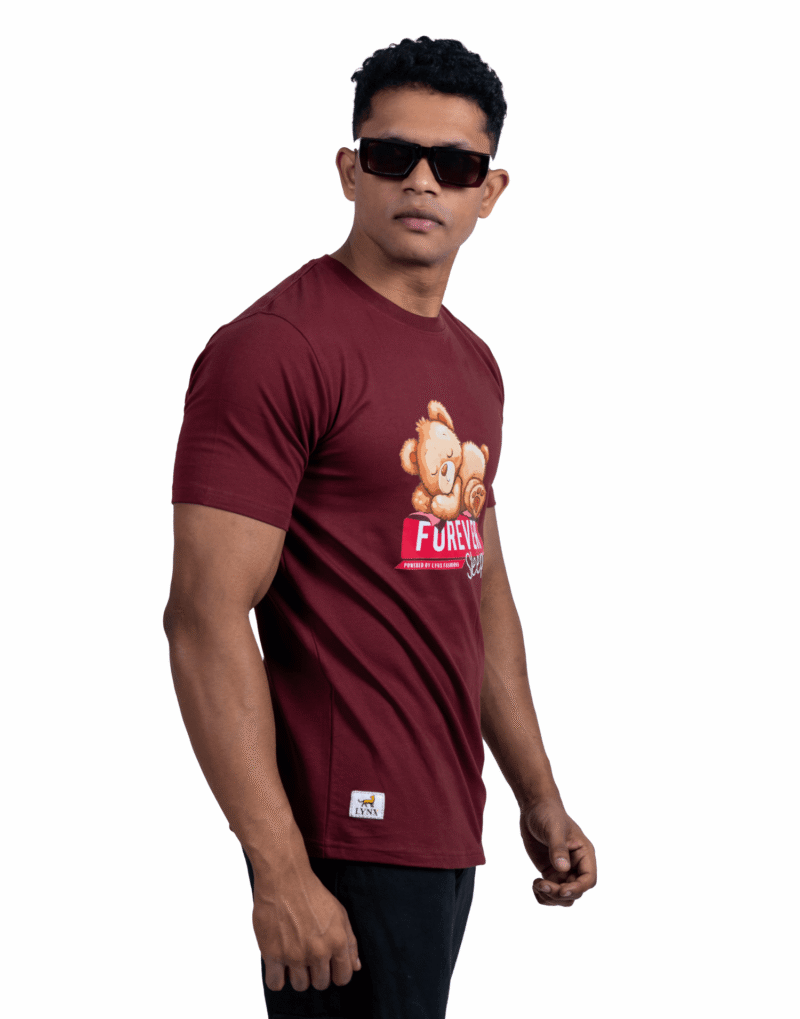 Crew Neck Hot Chocolate Printed T-shirt - Image 3