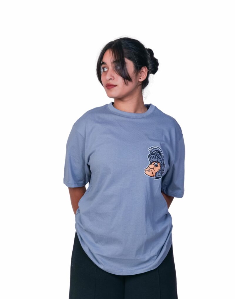 Oversized Dark Grey Popeye T-shirt - Image 2