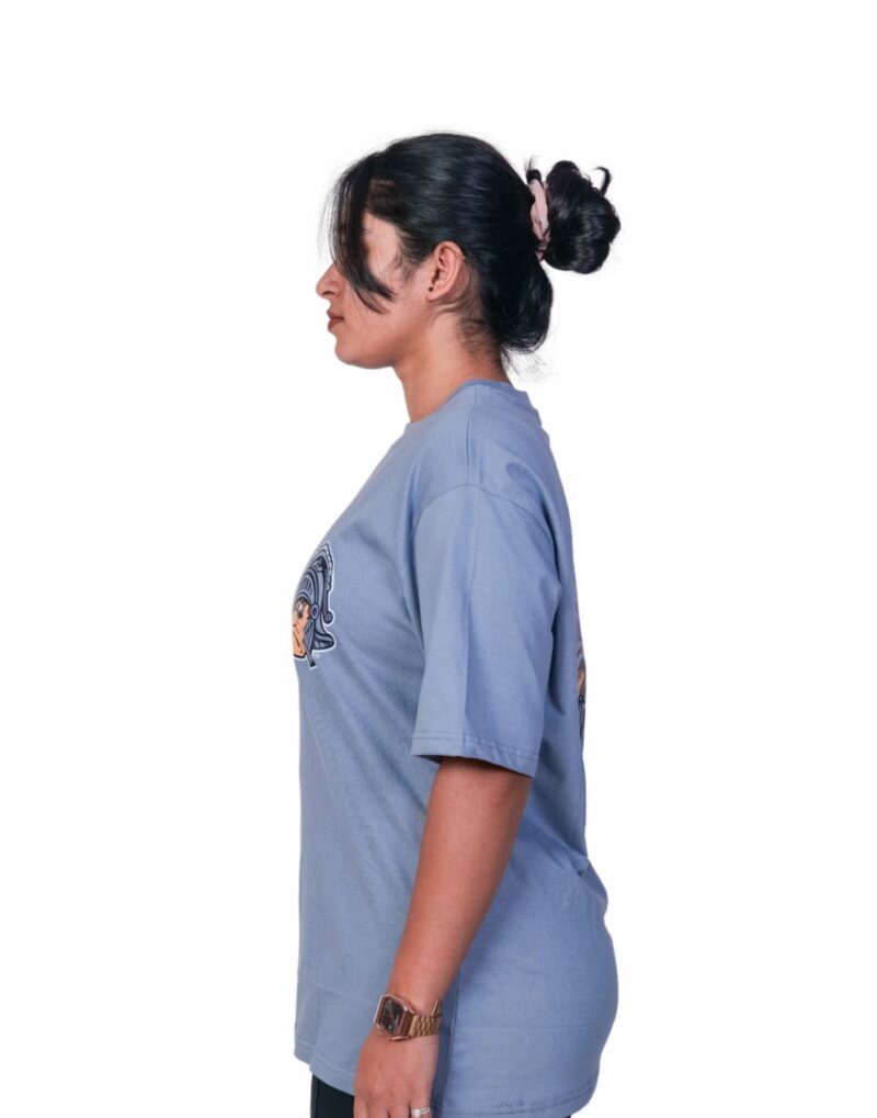 Oversized Dark Grey Popeye T-shirt - Image 4