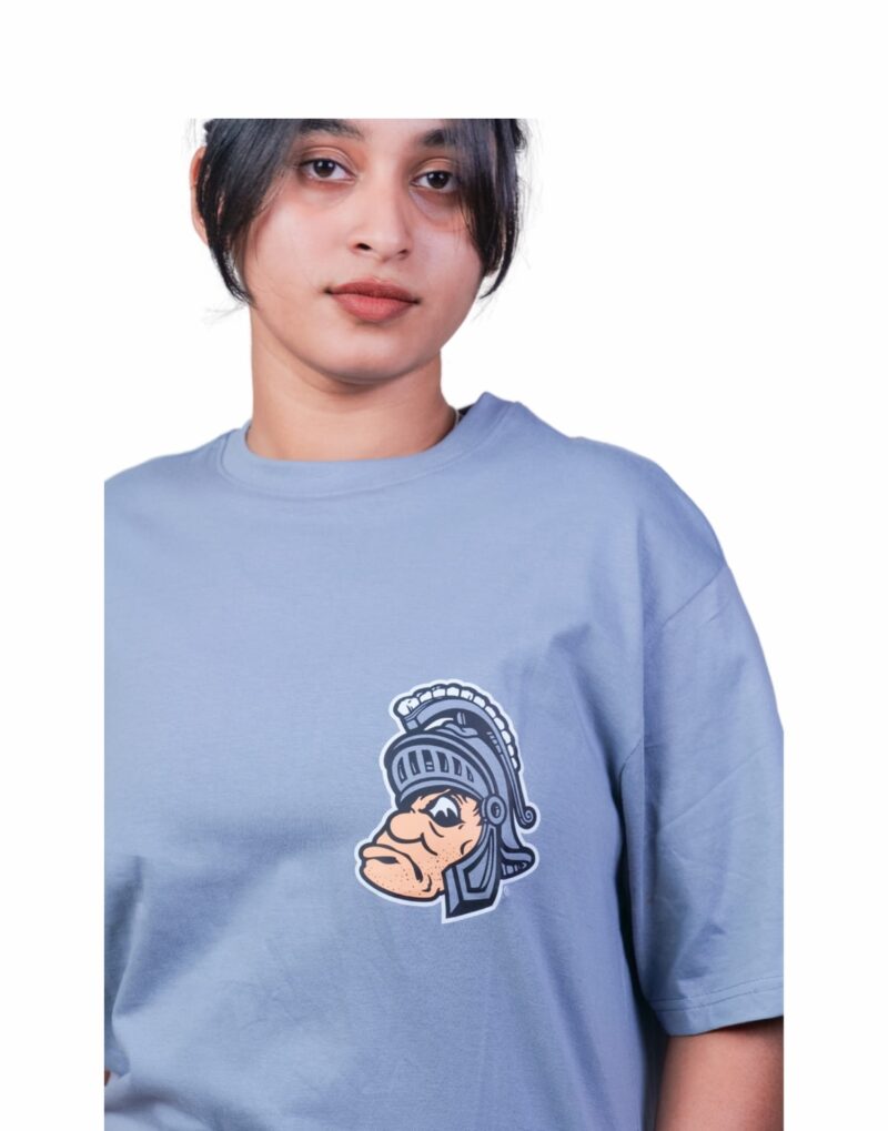 Oversized Dark Grey Popeye T-shirt - Image 5