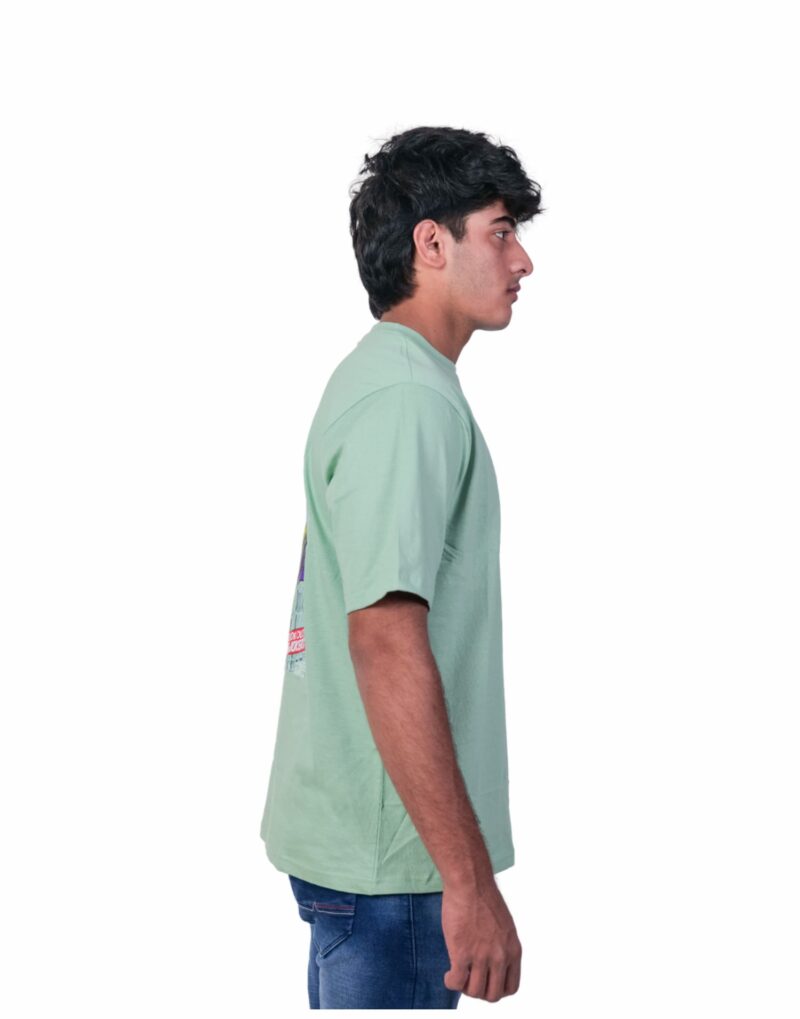 Oversized Light Green Batman T-shirt - Image 3