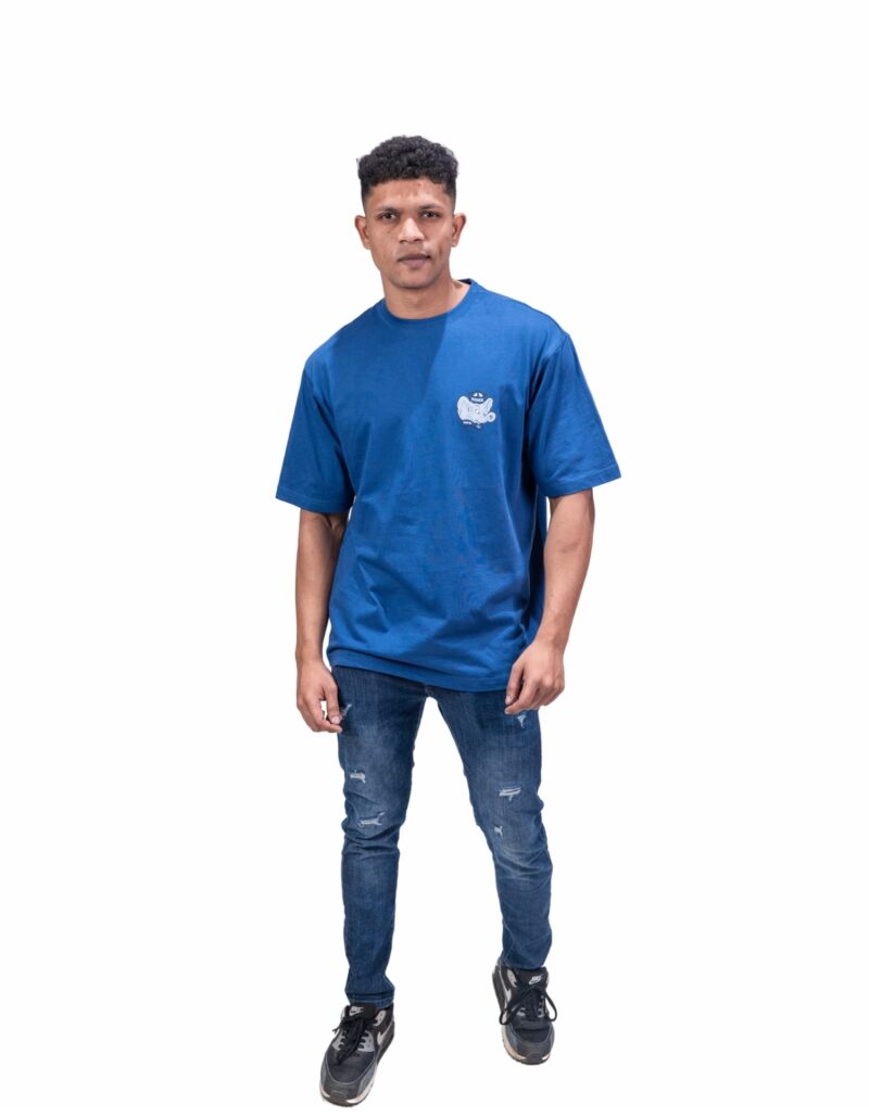 Oversized Light Green Popeye T-shirt - Image 4