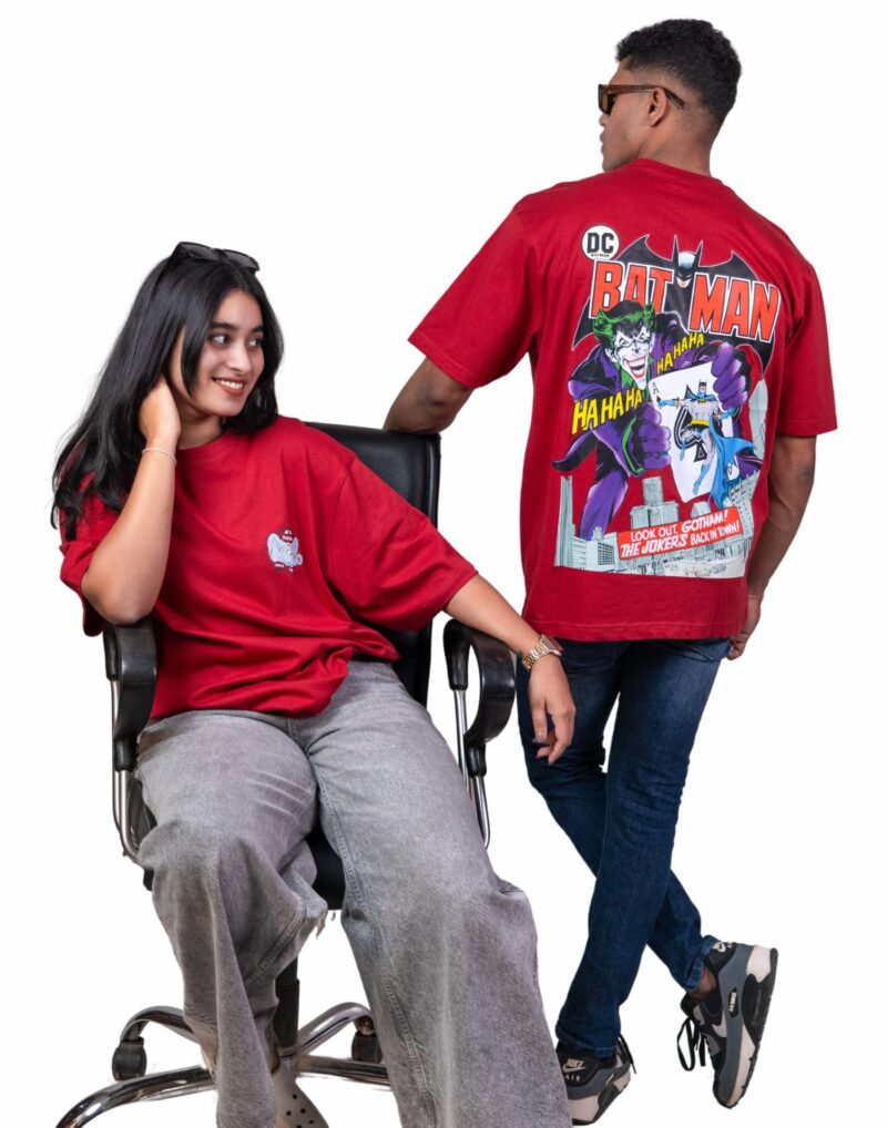 Oversized Red Naruto T-shirt - Image 7