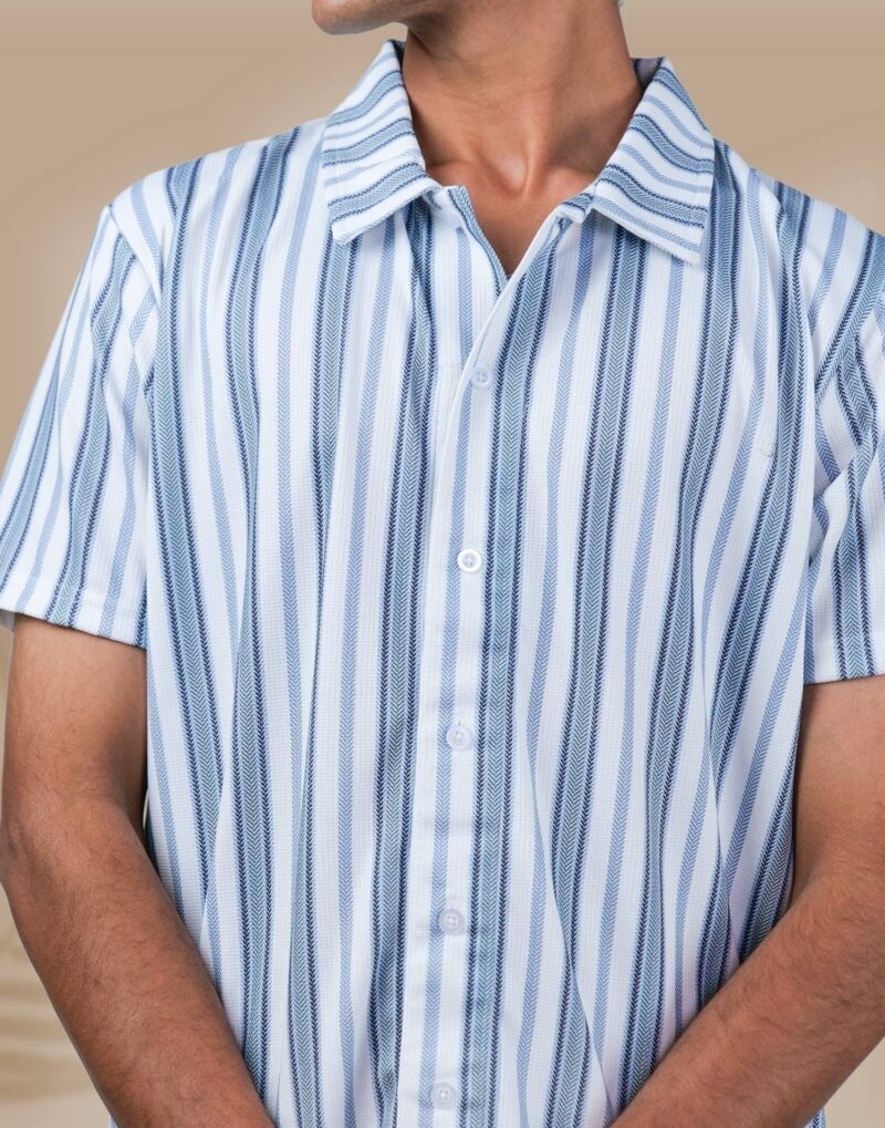 Stripe Essential - Blue Front View
