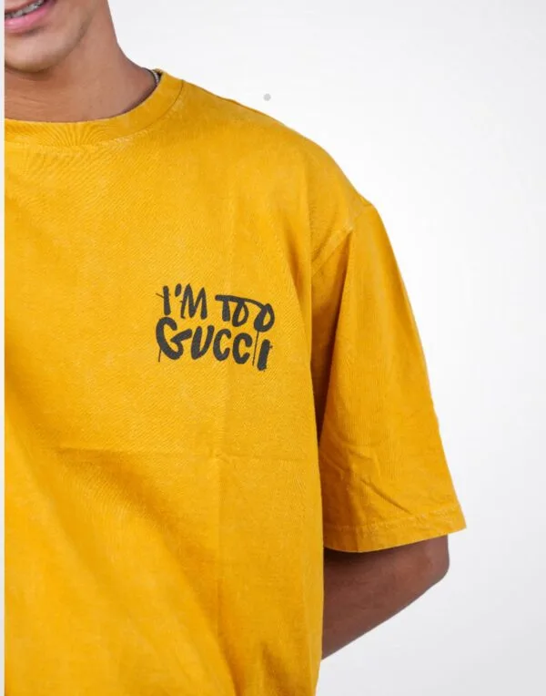 Rocky Wash Gucci Yellow T-Shirt - Image 2