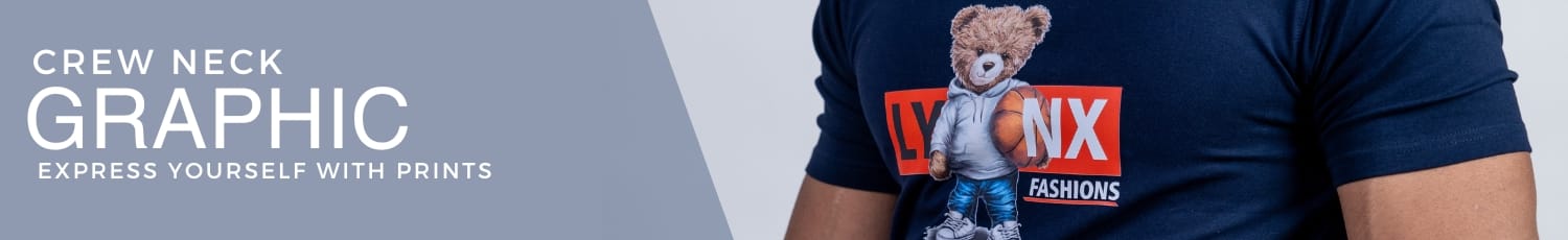 Crew Neck Graphic T Shirt