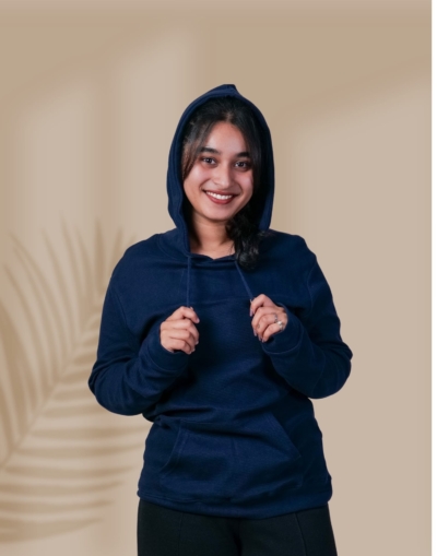 Solid Navy Hoodie