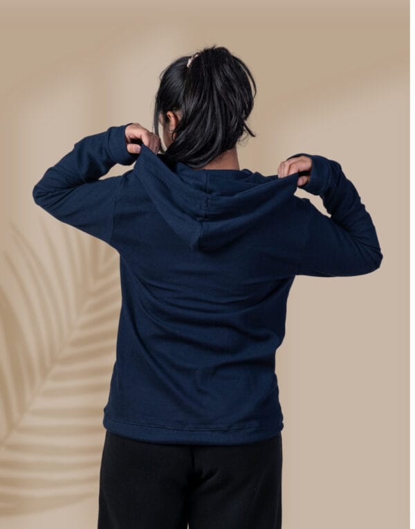 Hoodie Solid Navy
