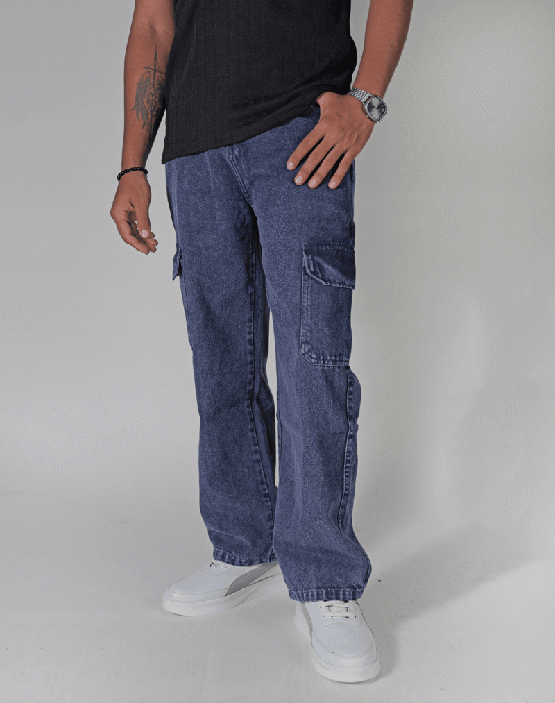 Baggy With Pocket Blue - Image 3