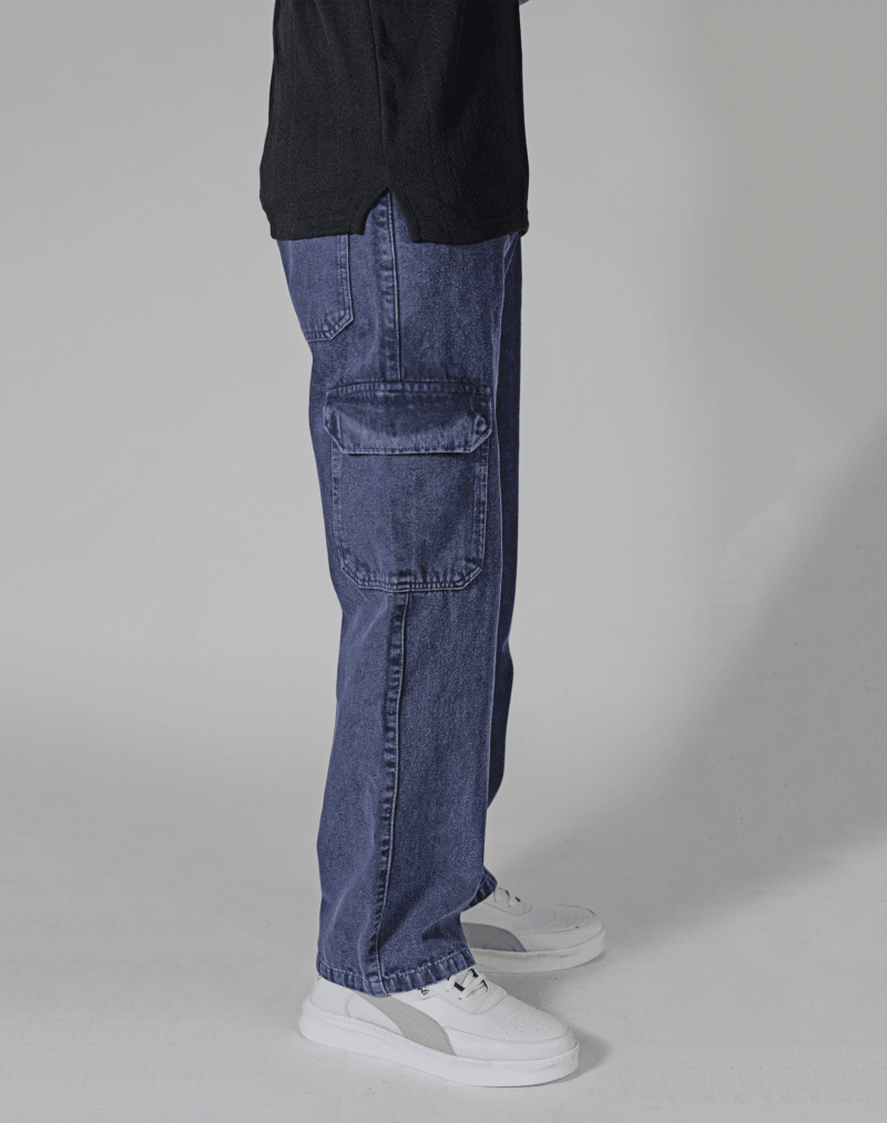 Baggy With Pocket Blue - Image 4