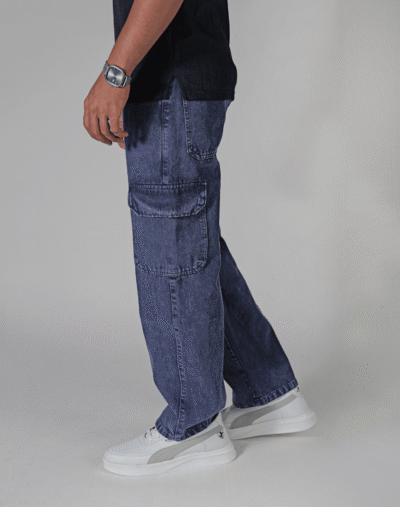 Baggy With Pocket Blue