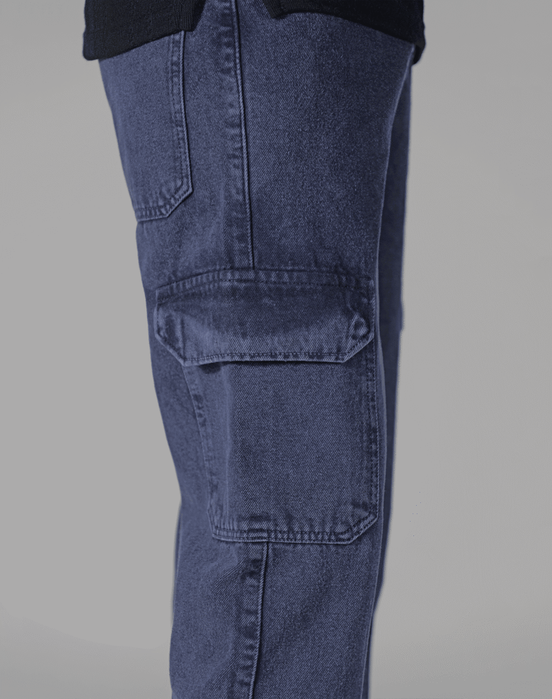Baggy With Pocket Blue - Image 2
