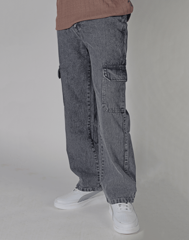 Baggy With Pocket Medium Grey - Image 3