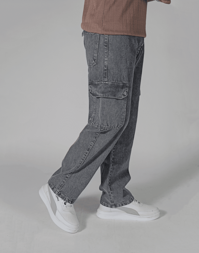 Baggy With Pocket Medium Grey - Image 2
