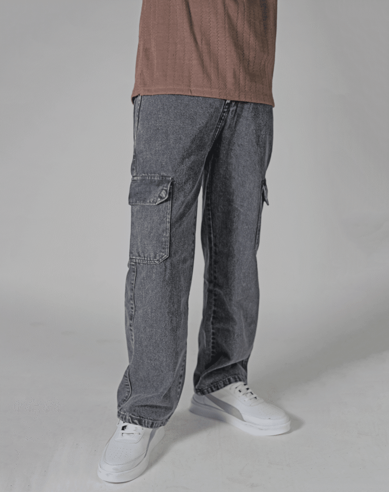 Baggy With Pocket Medium Grey - Image 4