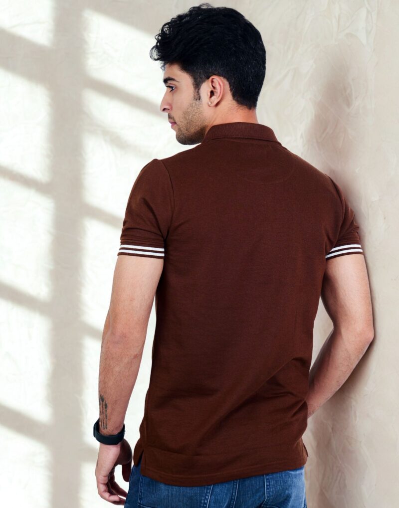 Chocolate Brown Polo - Image 3