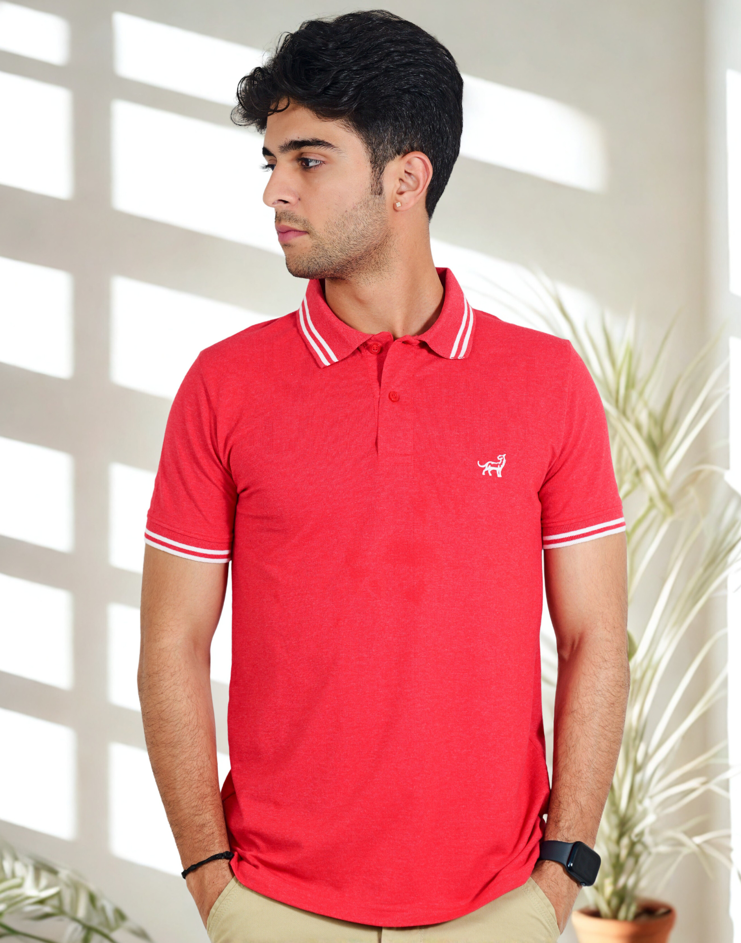 Classic Red Polo T-Shirt - Image 4