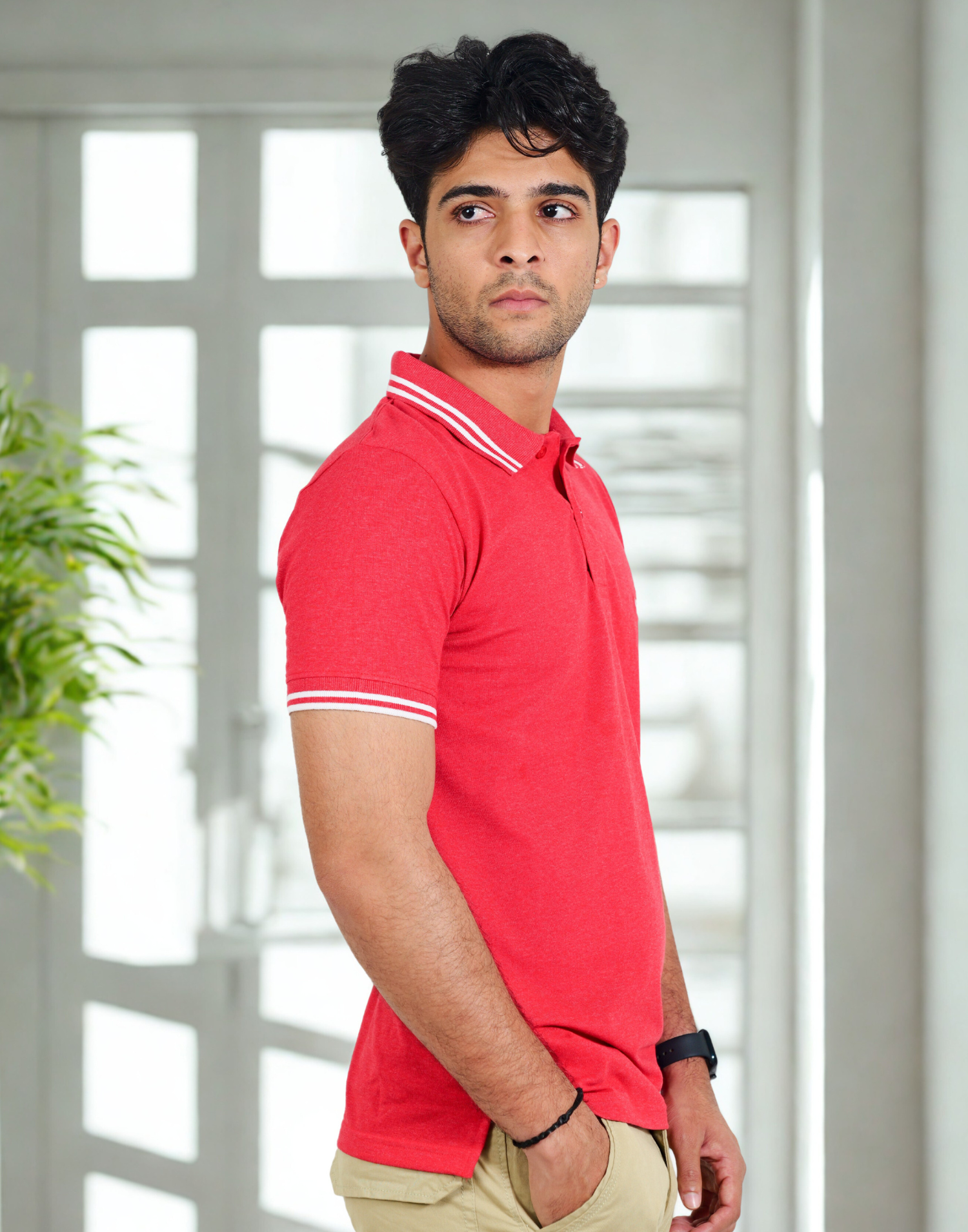 Classic Red Polo T-Shirt - Image 2
