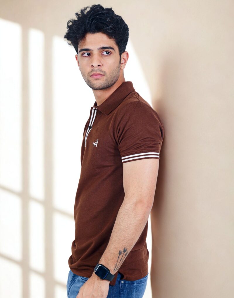 Chocolate Brown Polo - Image 2