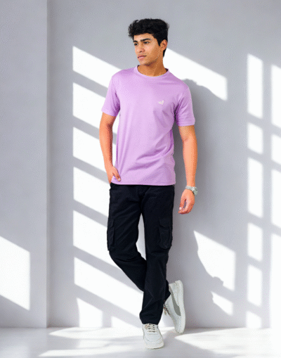Violet Tencil Round Neck