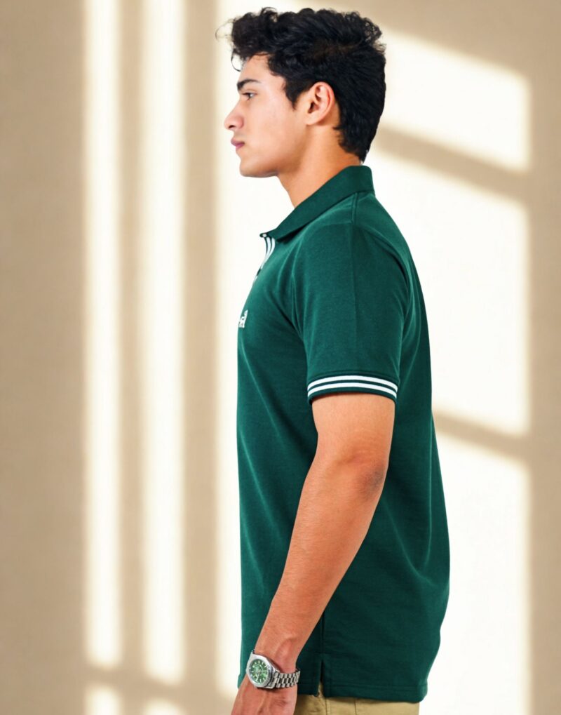 Forest Green Polo - Image 4