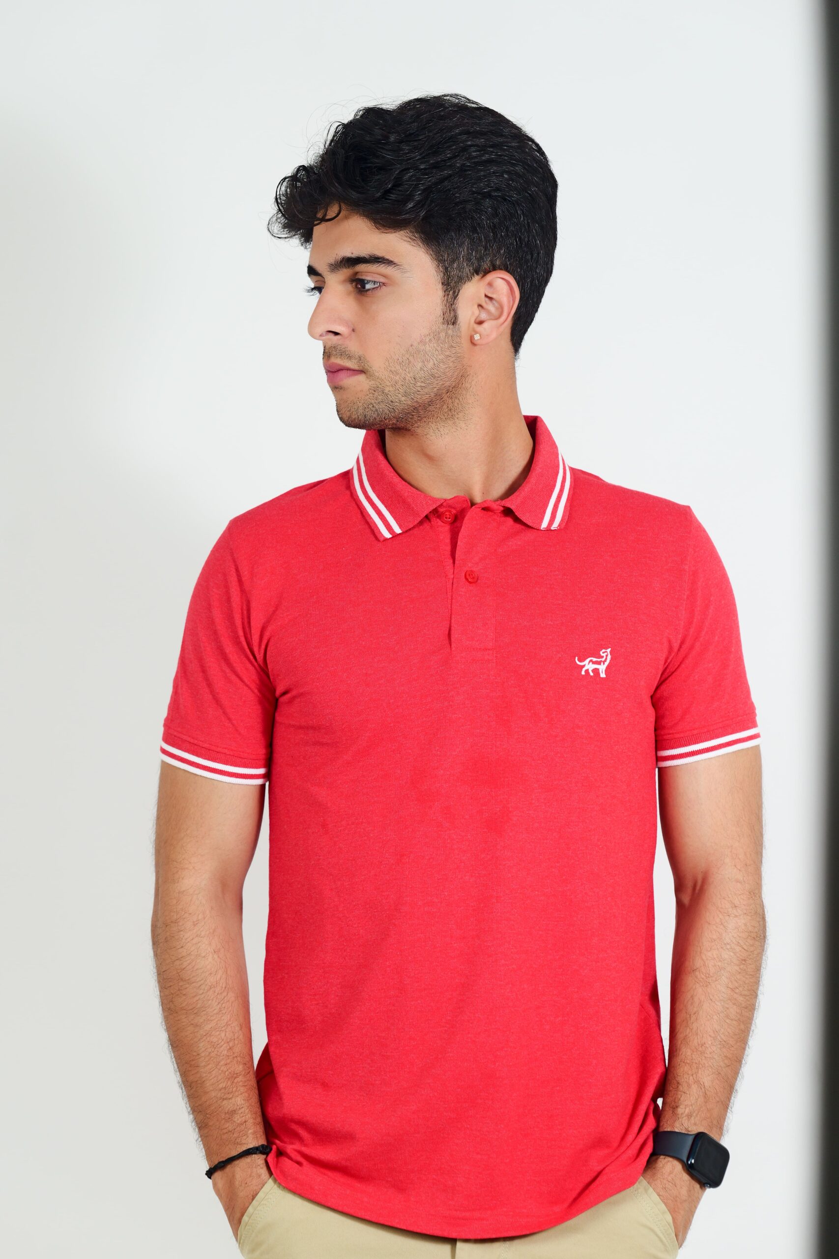 Classic Red Polo T-Shirt - Image 7