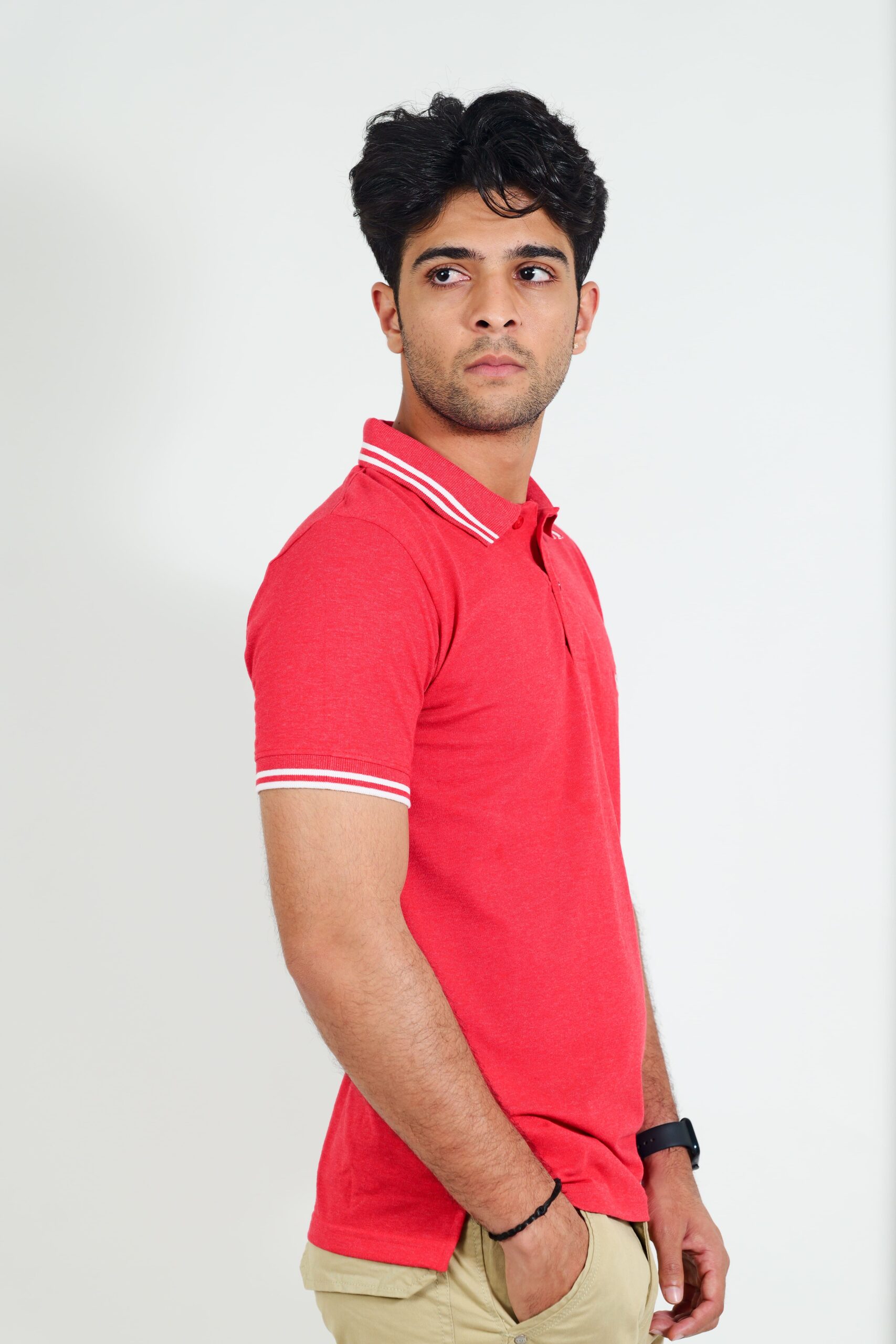 Classic Red Polo T-Shirt - Image 6