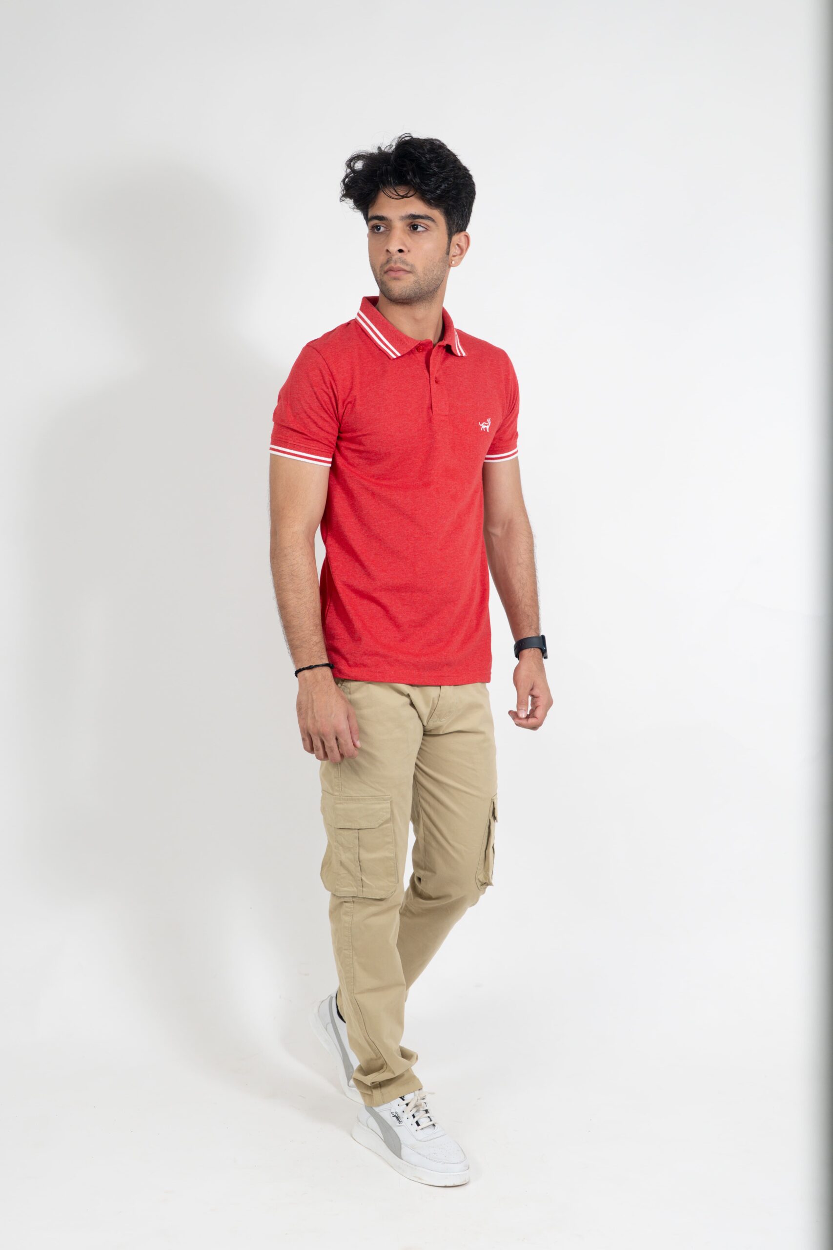 Classic Red Polo T-Shirt - Image 4