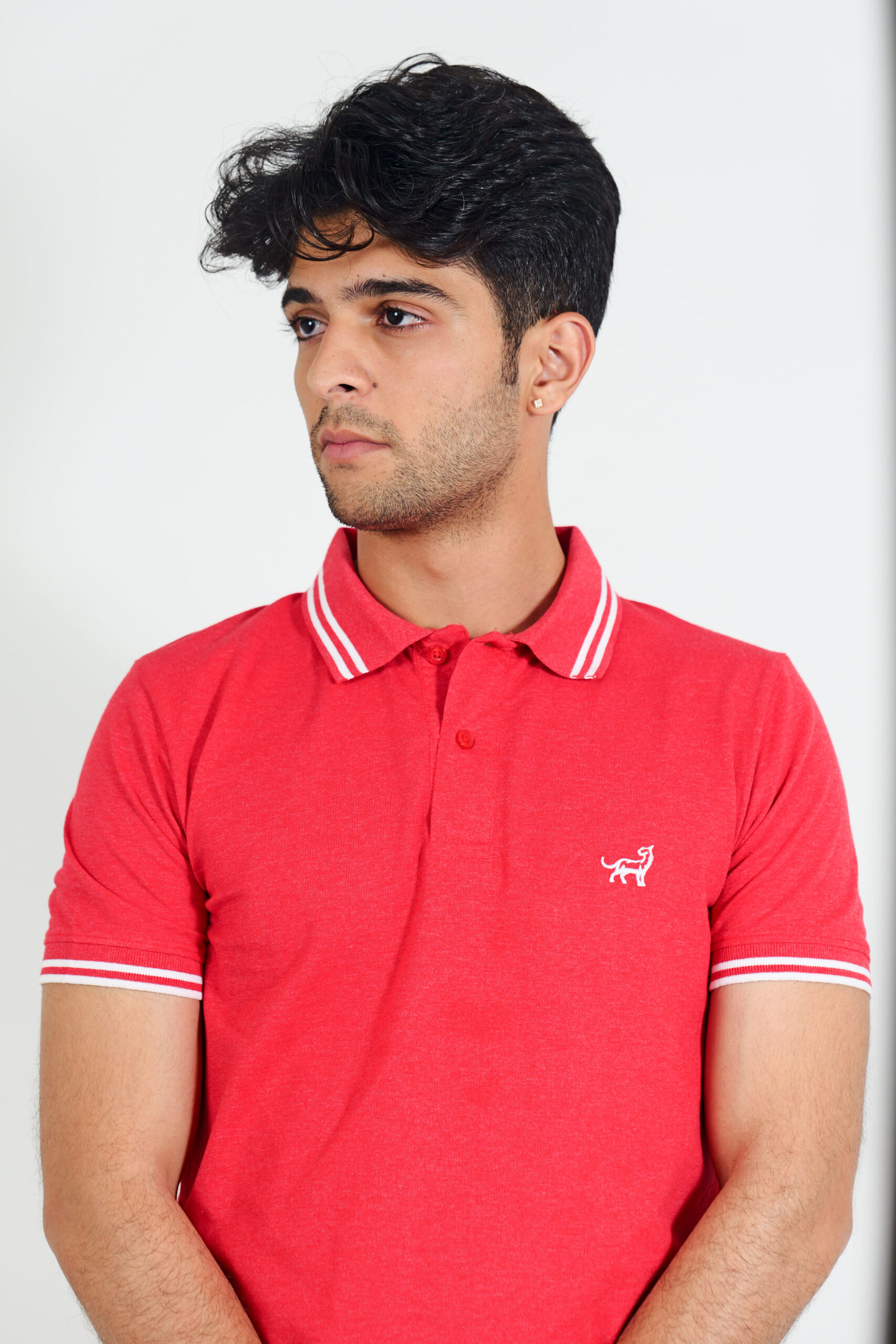 Classic Red Polo T-Shirt - Image 2