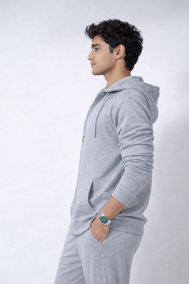Zipper Hoodies Dark Grey