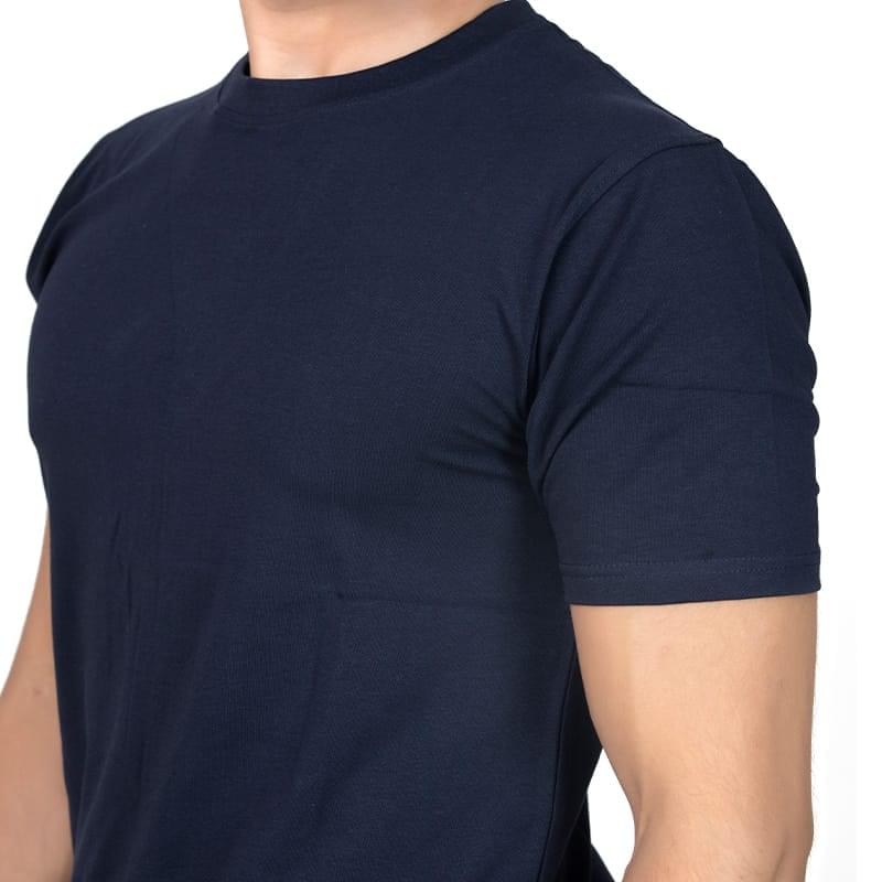 Crew Neck Navy Blazer T-shirt - Image 6